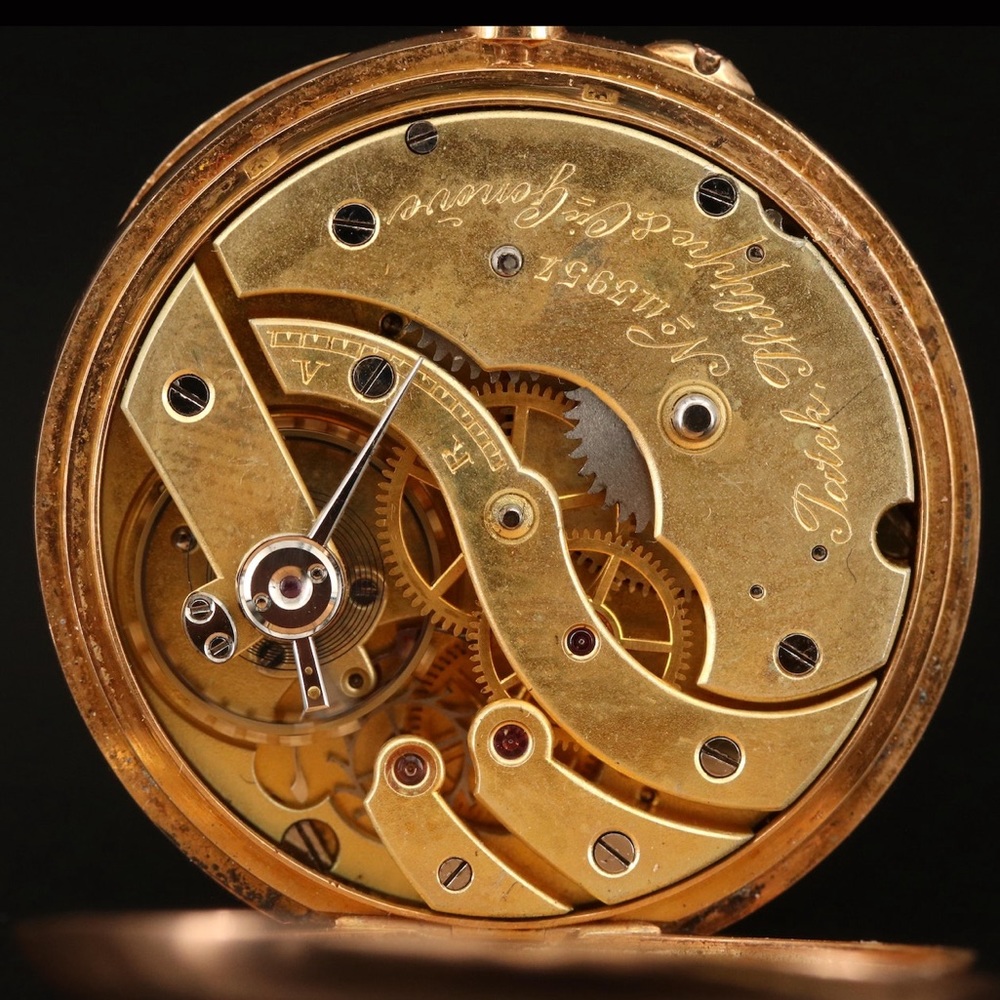 Patek Philippe antique pocket watch in 18k yellow gold - Picture 2 of 11
